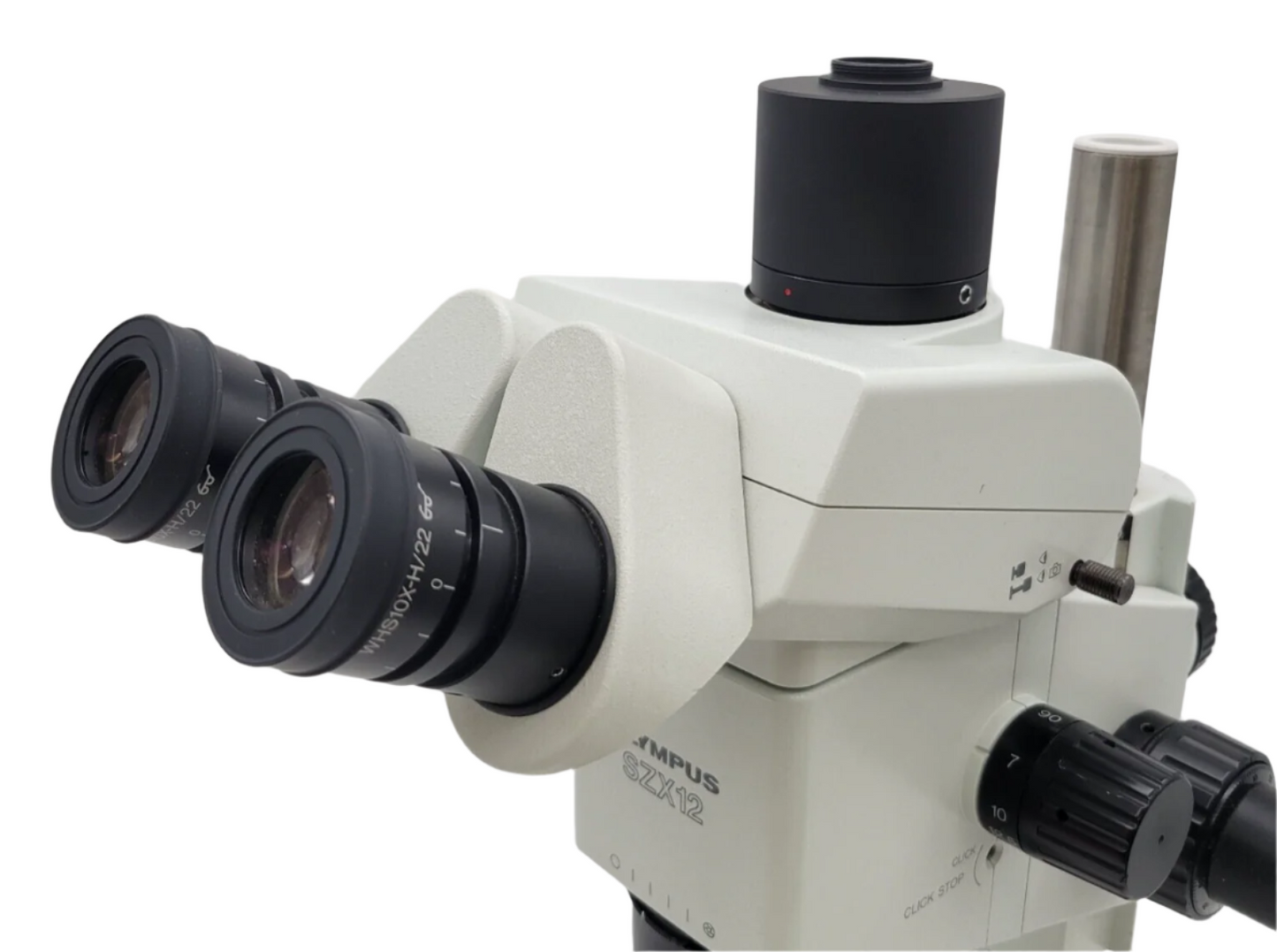 Olympus Stereo Microscope SZX12 with Dual Nosepiece & Trinocular Head - microscopemarketplace