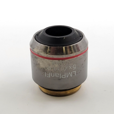 Olympus Microscope Objective LMPlanFl 5x BD Brightfield Darkfield - microscopemarketplace