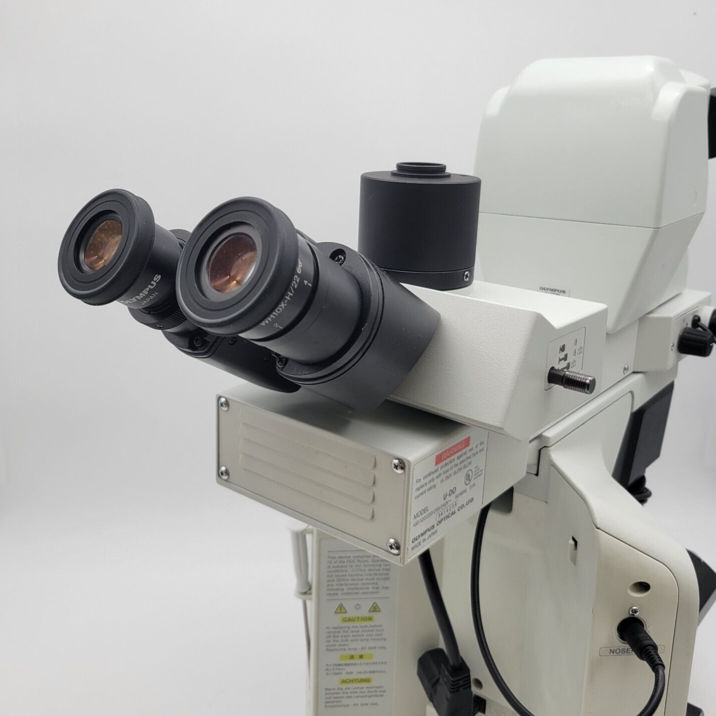 Olympus Microscope BX46 w. Tilting Telescoping Head, Dual Viewing Bridge & 100x - microscopemarketplace