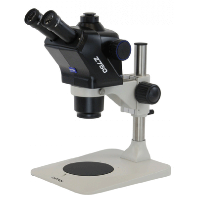 Unitron Z750 Zoom Trinocular Stereo Microscope on Pole Stand | Model 75034 - Microscope Marketplace