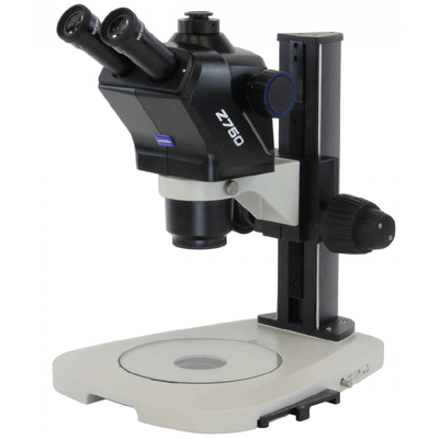 Unitron Z750 Zoom Trinocular Stereo Microscope, Oblique Illumination Contrast Stand | Model 75052 - Microscope Marketplace