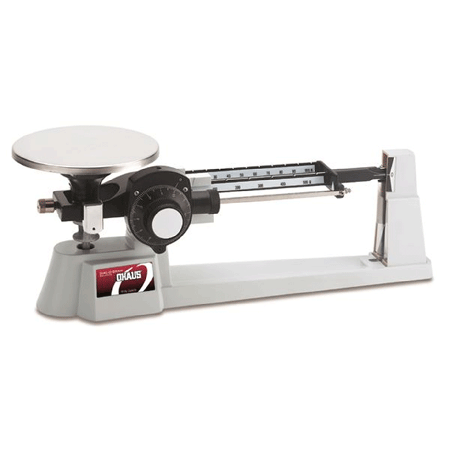 Ohaus 1650-00 Triple Beam Dial O Gram Mechanical Scale Model - microscopemarketplace