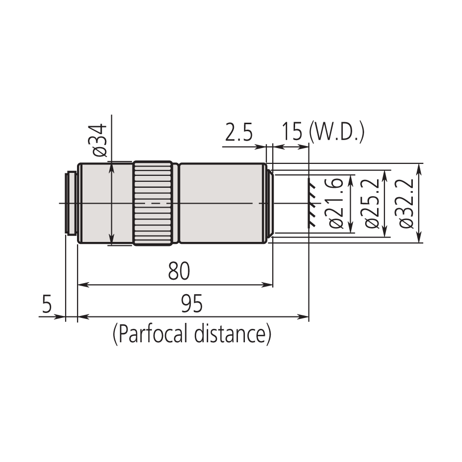 Mitutoyo 80x M Plan APO SL Objective - microscopemarketplace