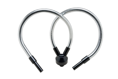 Schott Dual Gooseneck Fiber-Optic Light Guide 18" | A08500 - Microscope Marketplace