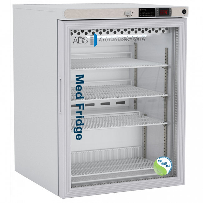 ABS 5.2 Cu. Ft. Glass Door Freestanding Vaccine Refrigerator PH-ABT-NSF-UCFS-0504G - microscopemarketplace