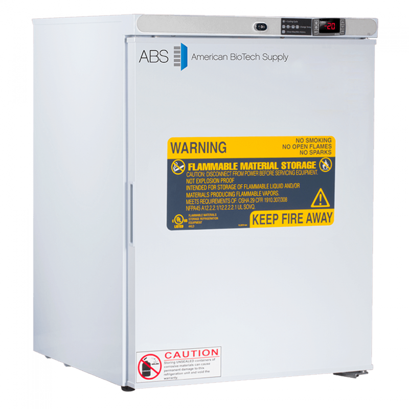 ABS 4 Cu. Ft. Standard Undercounter Flammable Storage Freezer Freestanding ABT-FFP-04 - microscopemarketplace