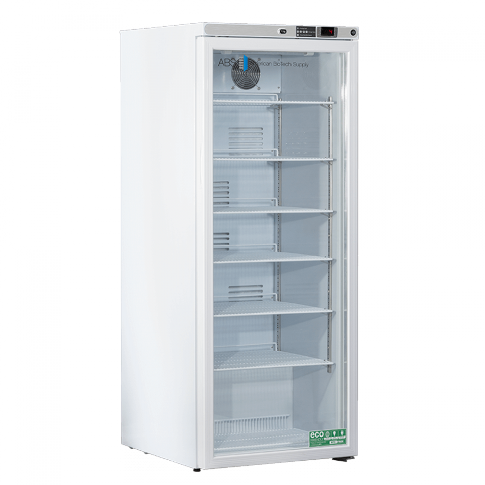 Lab Fridge Mini ABS 10.5 Cu Ft Premier Glass Door Compact Laboratory Refrigerator ABT-
