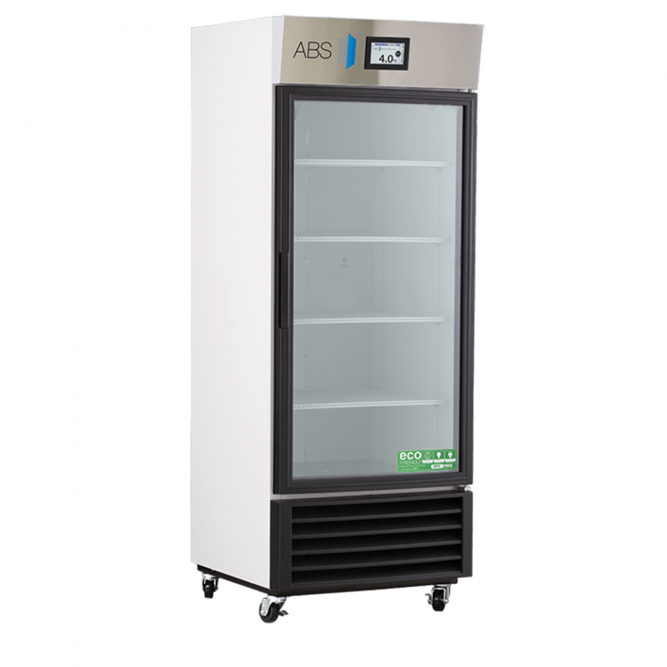 ABS 26 Cu Ft TempLog Single Glass Door Laboratory Refrigerator ABT-HC-26-TS - microscopemarketplace