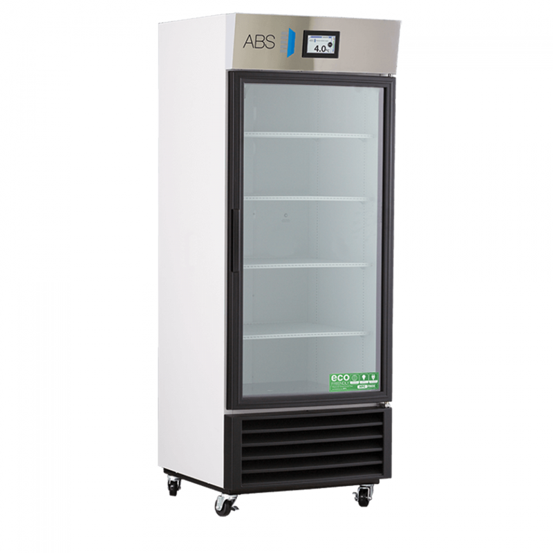 ABS 26 Cu Ft TempLog Single Glass Door Laboratory Refrigerator ABT-HC-26-TS - microscopemarketplace