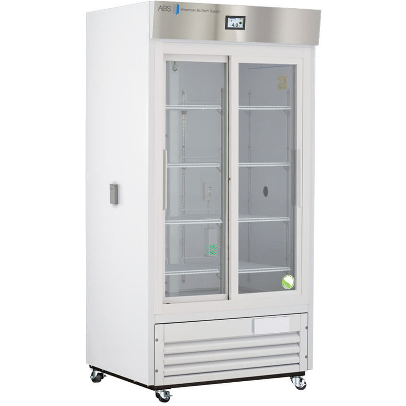 ABS TempLog Premier Chromatography Refrigerator, 33 Cu.Ft., Glass Doors # ABT-HC-CP-33-TS - microscopemarketplace