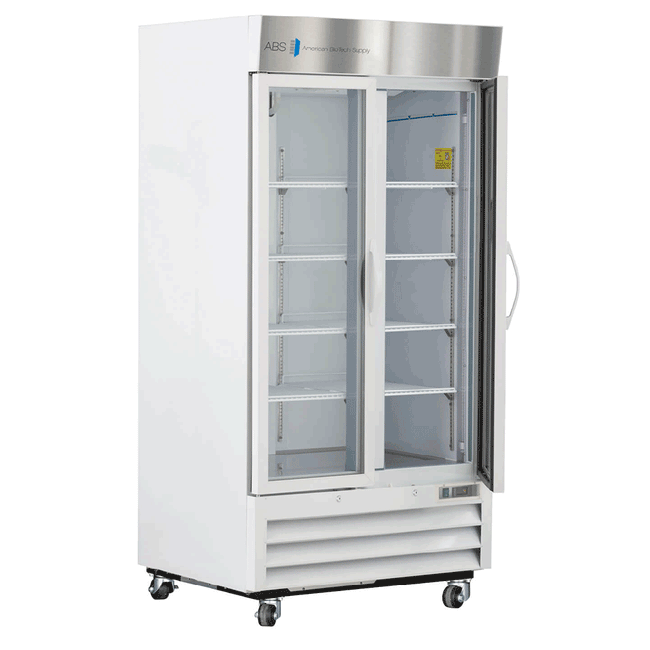 ABS 36 Cu Ft Standard Glass Door Laboratory Refrigerator ABT-HC-LS-36 - microscopemarketplace