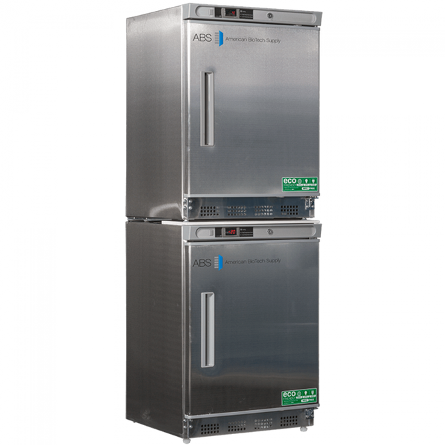 ABS 9 Cu Ft Premier Stainless Steel Refrigerator/Freezer Combo Unit ABT-HC-RFC9SS - microscopemarketplace