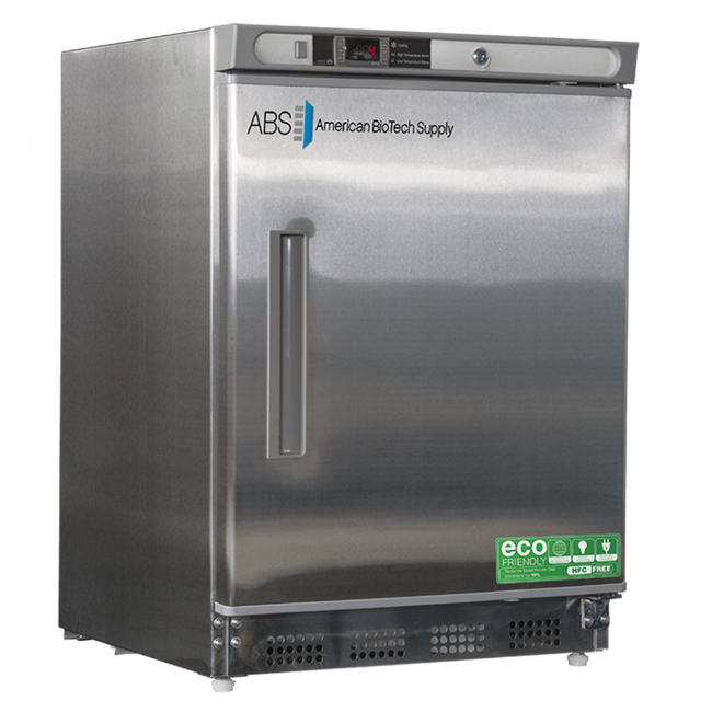ABS 4.5 Cu Ft Premier Undercounter Stainless Steel Refrigerator Built-In ABT-HC-UCBI-0404SS - microscopemarketplace