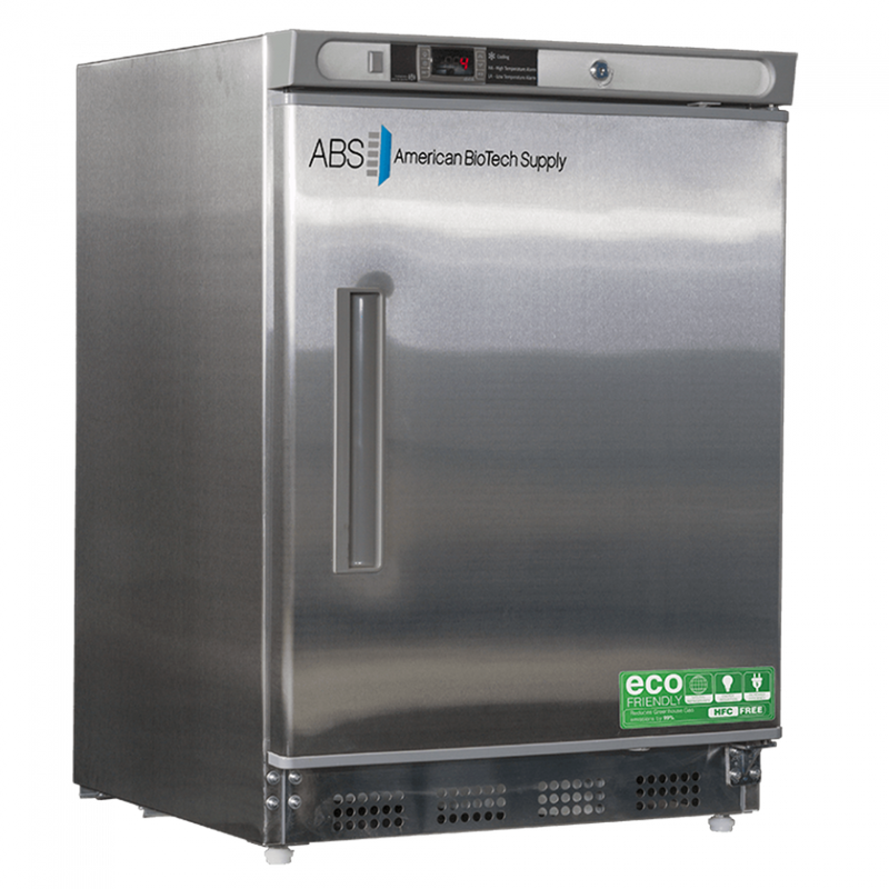 ABS 4.5 Cu Ft Premier Undercounter Stainless Steel Refrigerator Built-In ABT-HC-UCBI-0404SS - microscopemarketplace