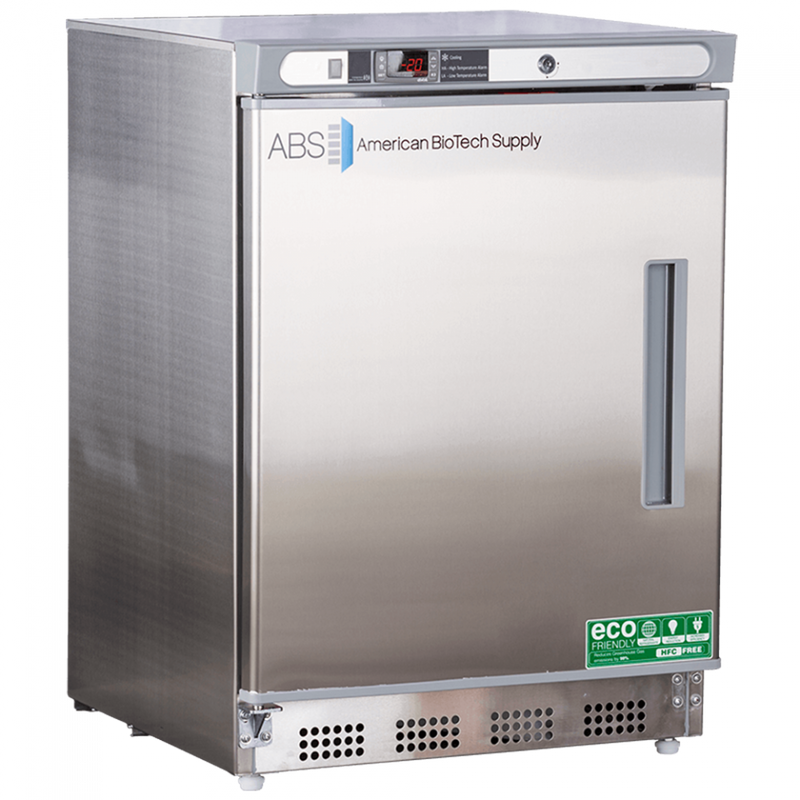 ABS 4.2 Cu. Ft. Premier Undercounter Stainless Steel Freezer Left Hinged ABT-HC-UCBI-0420SS-LH - microscopemarketplace
