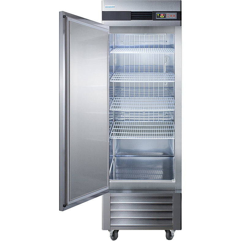 Accucold 23 Cu.Ft. Left Handle Solid Door Upright Pharmacy Freezer | Model AFS23MLLH - microscopemarketplace