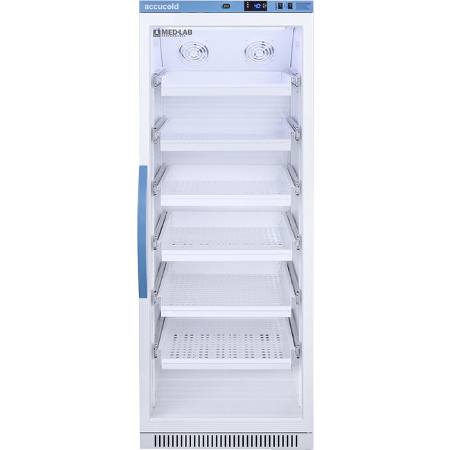 Accucold 12 Cu.Ft. Glass Door, Removable Drawers Laboratory Refrigerator | Model ARG12MLDR - microscopemarketplace