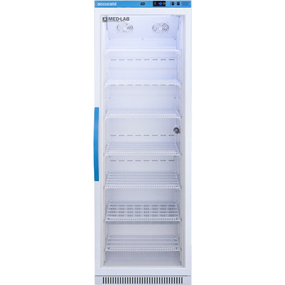 Accucold 15 Cu.Ft. Glass Door Upright Laboratory Refrigerator | Model ARG15ML - microscopemarketplace