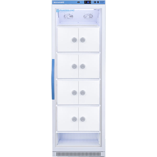 Accucold 15 Cu. Ft. Interior Locker Glass Door Vaccine Refrigerator | Model ARG15PVLOCKER - microscopemarketplace