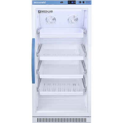 Accucold 8 Cu.Ft., Glass Door, Removable Drawers Laboratory Refrigerator | Model ARG8MLDR - microscopemarketplace