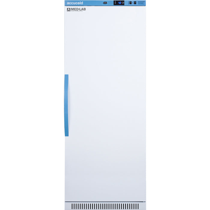 Accucold 12 Cu.Ft. Solid Door, Upright Laboratory Refrigerator | Model ARS12ML - microscopemarketplace