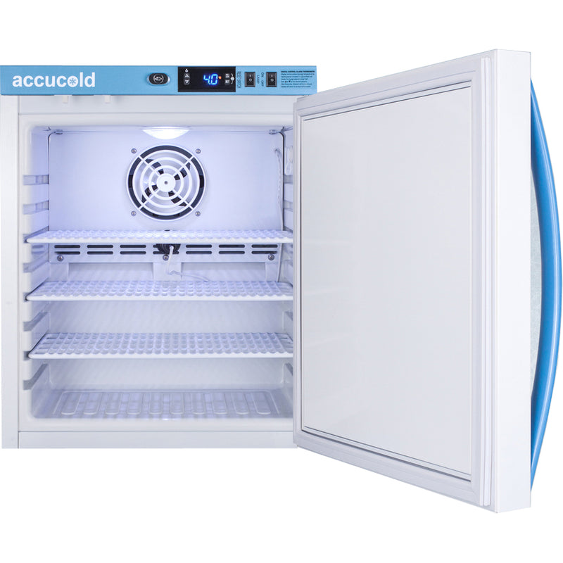 Lab Fridge Mini Accucold 1 Cu.Ft. Solid Door Compact Laboratory Refrigerator | Model A