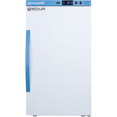 Accucold 3 Cu.Ft. Solid Door, Counter Height Laboratory Refrigerator | Model ARS3ML - microscopemarketplace