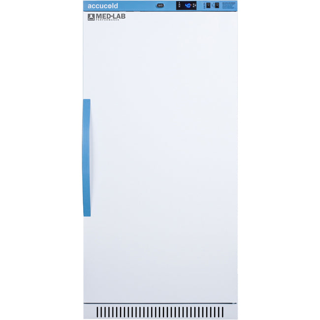 Accucold 8 Cu.Ft. Solid Door, Upright Laboratory Refrigerator | Model ARS8ML - microscopemarketplace