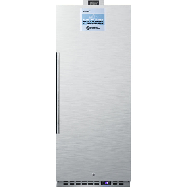 Accucold 10.1 Cu.Ft. All-Refrigerator, 24" Wide, Digital Temp Display  | Model FFAR121SSNZ - microscopemarketplace