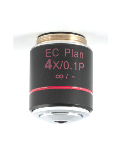 MOTIC EC Plan objective 4X (strain-free) | (1101001703941) - Microscope Marketplace