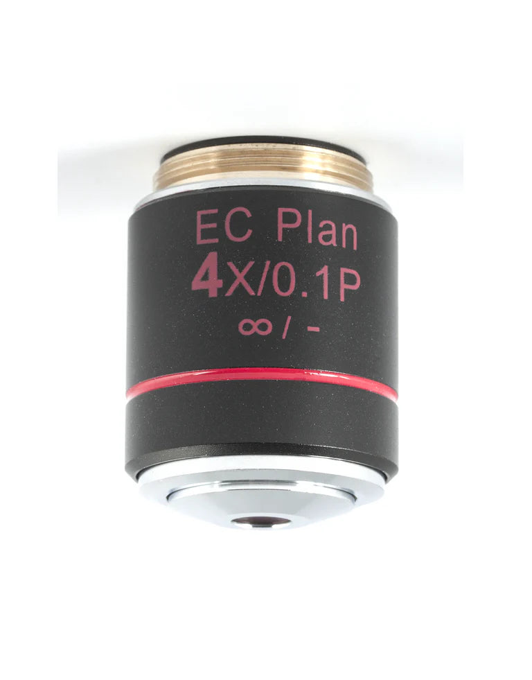 MOTIC EC Plan objective 4X (strain-free) | (1101001703941) - Microscope Marketplace