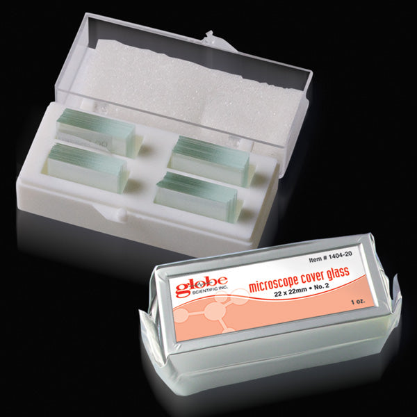 Globe Scientific Cover Glass | 1412-20 - Microscope Marketplace
