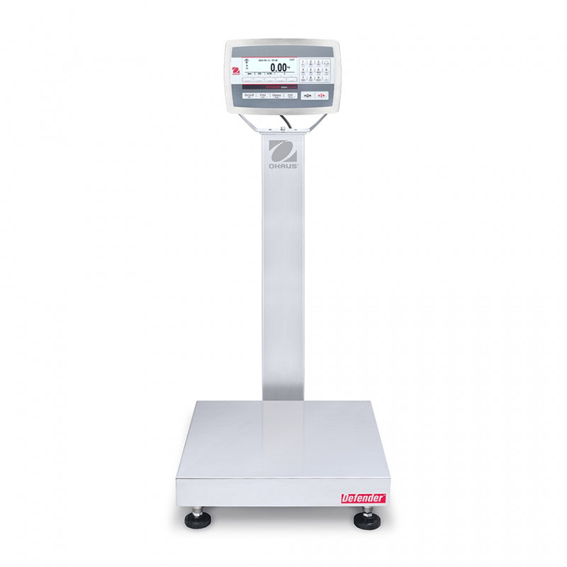Ohaus D52XW125WQL7 Column Mount, Washdown Bench Scales - microscopemarketplace
