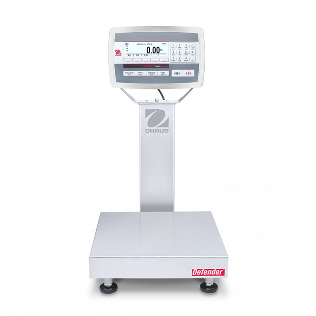 Ohaus D52XW25WQR6 Column Mount, Washdown Bench Scales - microscopemarketplace
