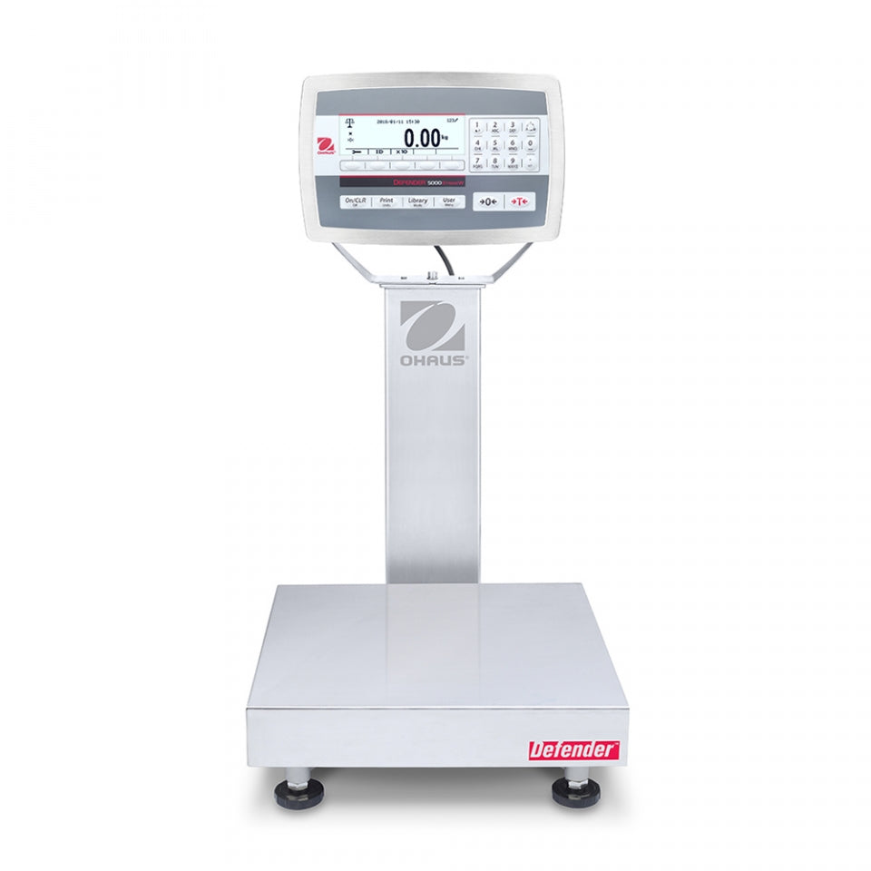Ohaus D52XW12RQR1 Defender 5000 Column Mount Bench Scales - microscopemarketplace