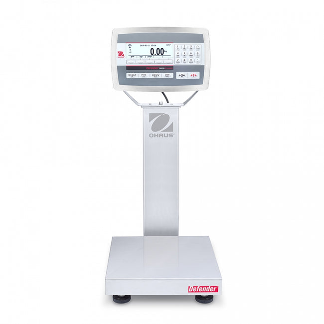 Ohaus D52XW12WQS6 Column Mount, Washdown Bench Scales - microscopemarketplace