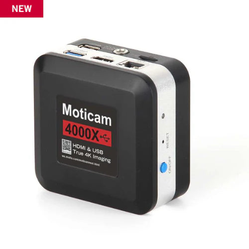 Motic Moticam 4000X Color Camera HDMI, USB, WiFi5 inputs | Microscope Camera - microscopemarketplace