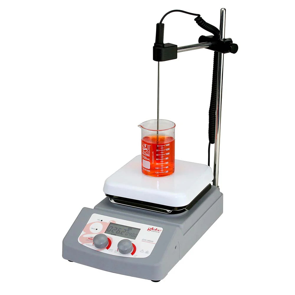 Globe Scientific GHS-380 Group Hotplates & Stirrers | GHS-380HS-UK-EU