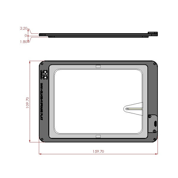 Okolab K FRAME GLASS FLAT | Thermal Stage Plate for Inverted ...