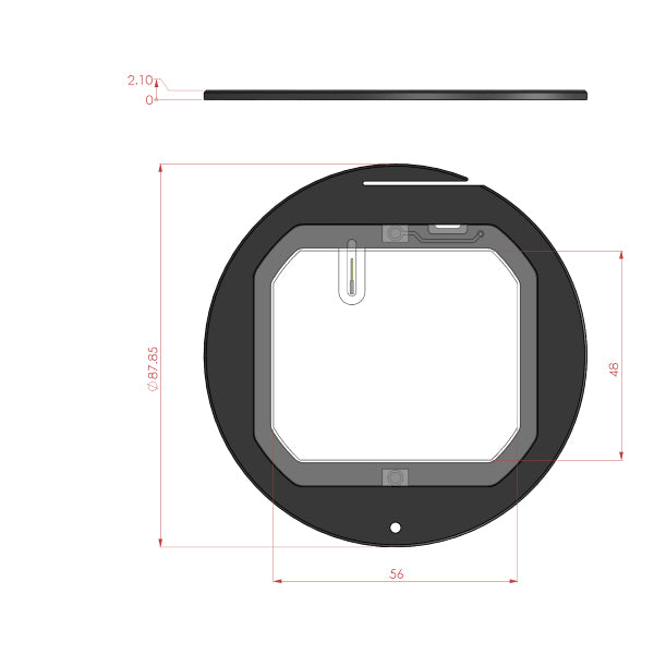 Okolab LEICA R88 GLASS | For Leica Inverted Microscopes - microscopemarketplace