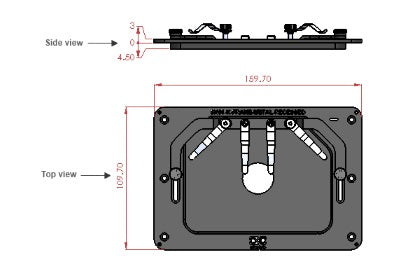 Okolab PRIOR H117 METAL RECESSED - microscopemarketplace