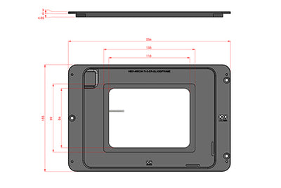 Okolab NIKON TI S ER GLASS/FRAME - microscopemarketplace