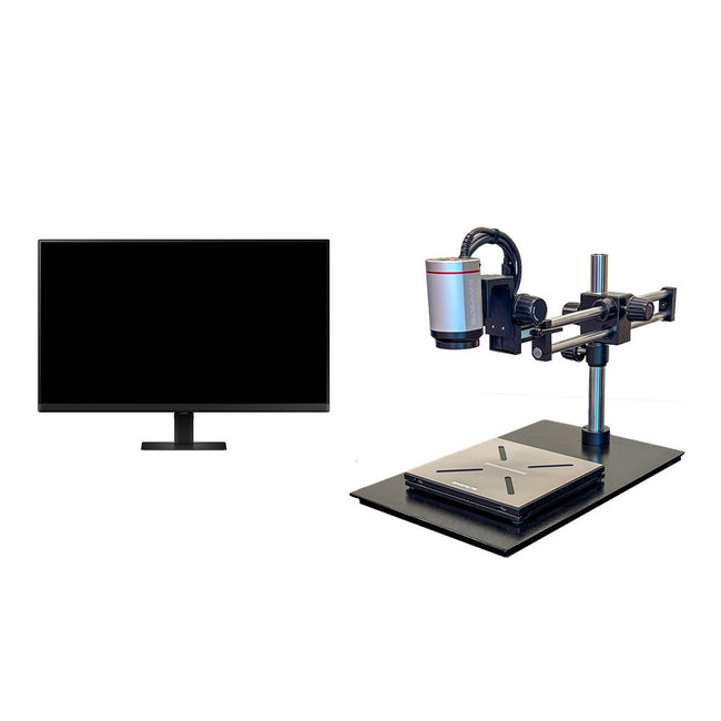 Inspectis Microscope F30s HD Ball Bearing Boom Digital Microscope with 27″ Monitor