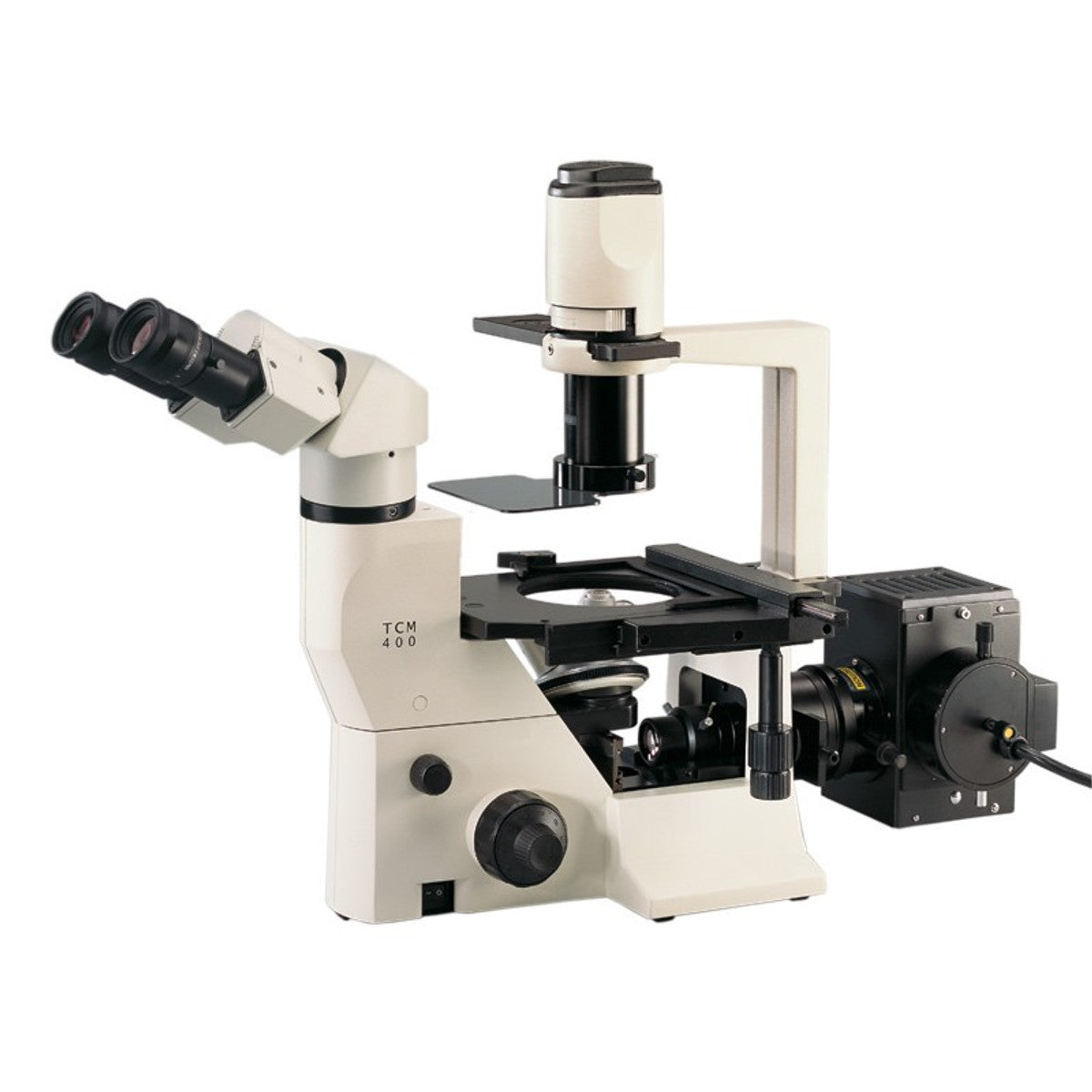 Labomed TCM400 Binocular Inverted Phase Microscope with LED Fluorescence Attachment - microscopemarketplace