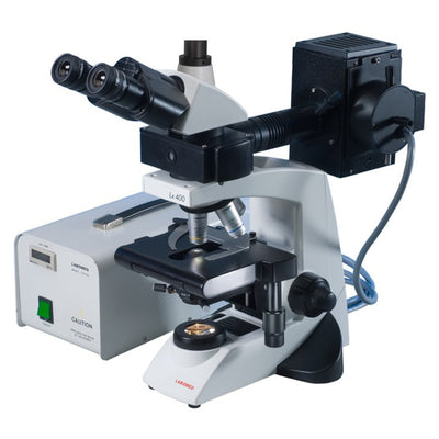 Labomed Lx400 Trinocular LED Fluorescence Microscope - microscopemarketplace