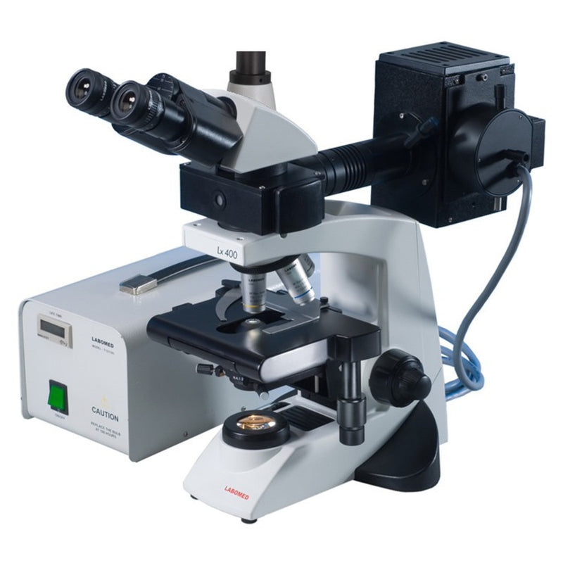 Labomed Lx400 Trinocular LED Fluorescence Microscope - microscopemarketplace