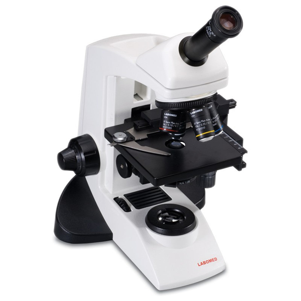 Labomed 9135005 CxL Monocular Cordless Microscope, 4x, 10x, 40x, 100x Objectives, LED Illumination - microscopemarketplace