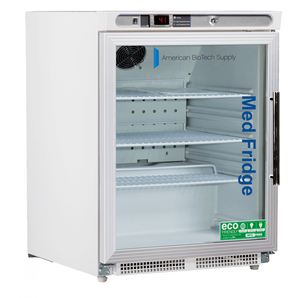 ABS 4.6 Cu Ft Pharmacy Undercounter Refrigerator-ADA- Left Hinged PH-ABT-HC-UCBI-0404G-ADA-LH - microscopemarketplace