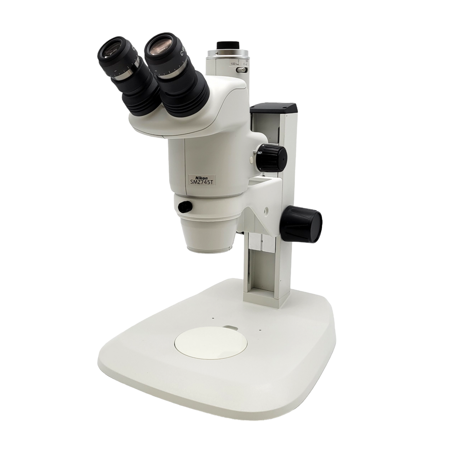 Nikon Stereo Microscope Trinocular SMZ745 with Large Base Stand - microscopemarketplace