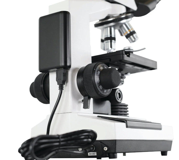 LW Scientific Revelation III DIN, 4 Objective Microscope - microscopemarketplace